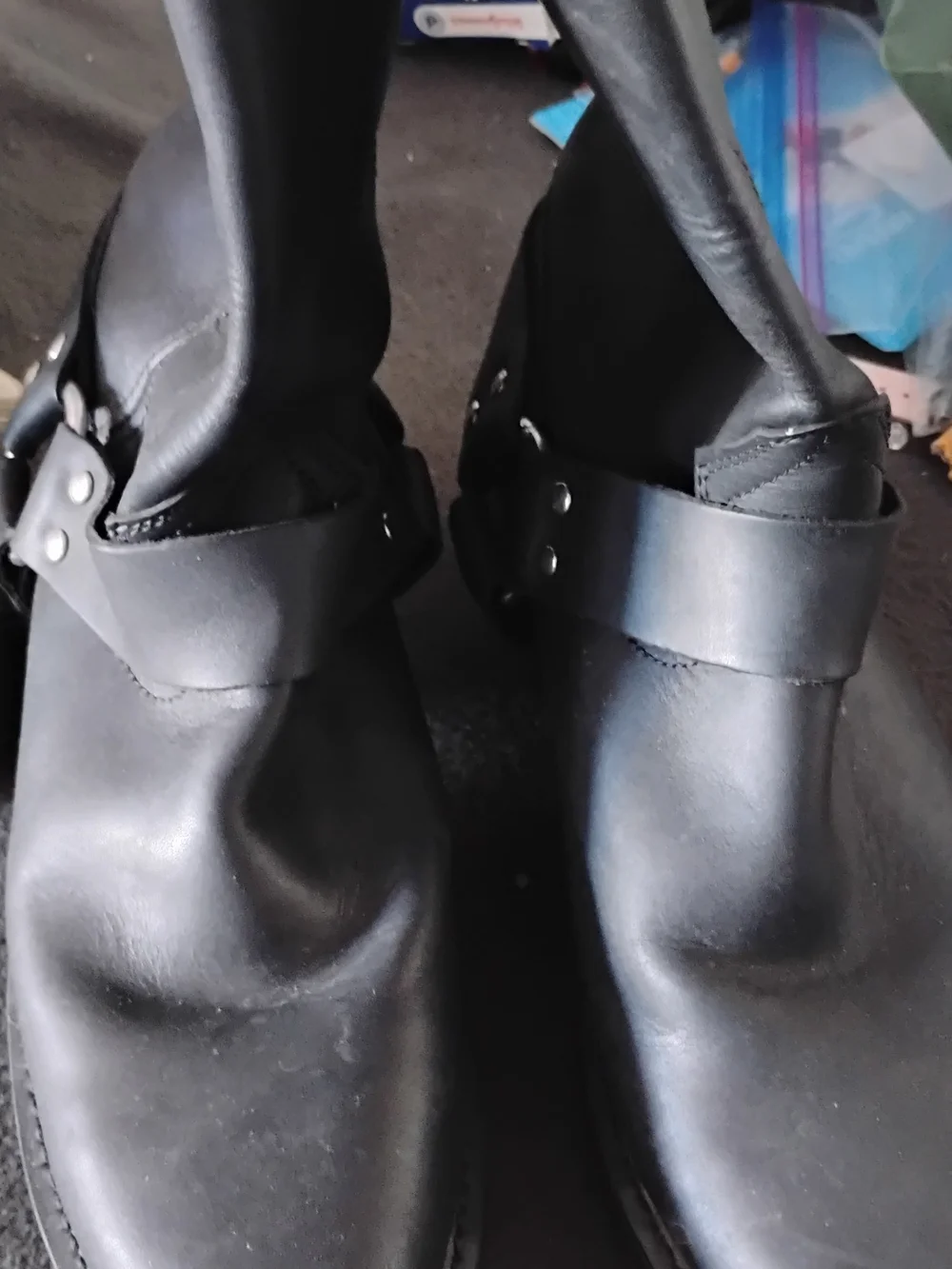Dingo Men's Black Leather Upper Shoe - Classic Style